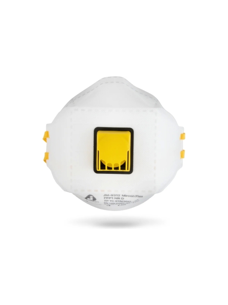 Респиратор Jeta Safety FFP1 с клапаном в инд. упаковке, трехпанельный, JM-9312