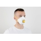 Респиратор Jeta Safety FFP1 с клапаном в инд. упаковке, трехпанельный, JM-9312