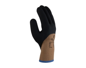 Перчатки утепленные с губчатым латексным покрытием на 3/4 р.10/XL 120 пар Jeta Safety JLW-201 JLW-201-box-XL