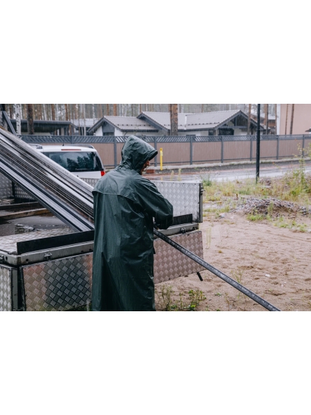Плащ-дождевик из ПВХ Jeta Safety синий, р. XXXL/56-58 JRC-101b-XXXL