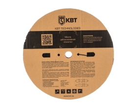 Трубка термоусадочная ТУТнг-2/1 черная КВТ 60084