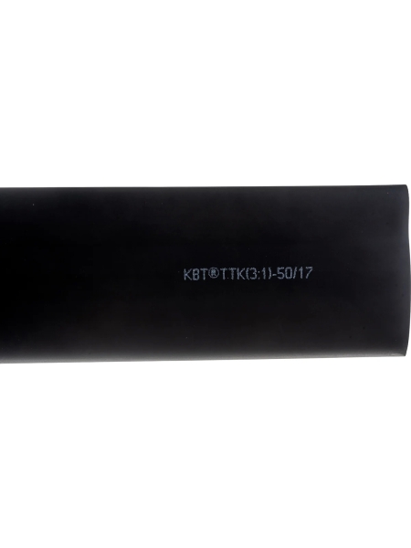 Трубка КВТ ТТК-3:1-50/17 черная (упак-10 шт) 59702
