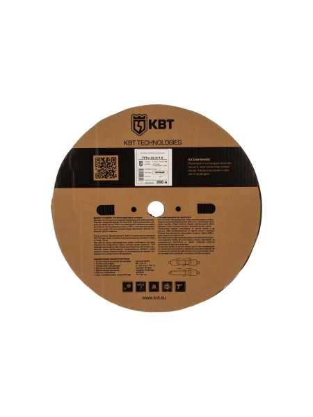 Трубка  ТУТнг-3/1,5 черная КВТ 60085