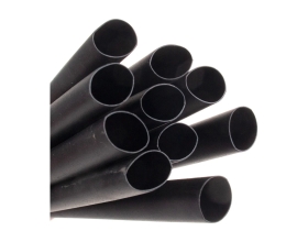 Термоусадочная клеевая трубка КВТ, ТТК 2:1-12/6 черная 74303