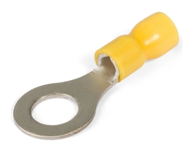 Наконечник кабельный КВТ кольцевой изолированный НКИ 6.0-8 серия EasyFix (100 шт/уп) 90898