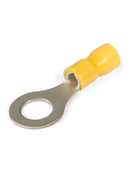 Наконечник кабельный КВТ кольцевой изолированный НКИ 6.0-8 серия EasyFix (100 шт/уп) 90898