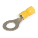 Наконечник кабельный КВТ кольцевой изолированный НКИ 6.0-8 серия EasyFix (100 шт/уп) 90898