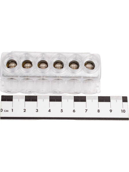 Клеммник КВТ 6-и контактный KE10.3 (AL 10-35/Cu 1.5-25) 88975