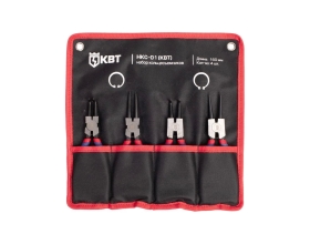 Набор съемников стопорных колец КВТ НКС-01 серия МАСТЕР 77442