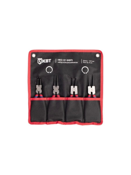 Набор съемников стопорных колец КВТ НКС-01 серия МАСТЕР 77442