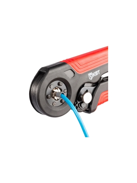 Пресс-клещи КВТ ПКВш-10А серия ПРОФИ (кримпер) для опрессовки втулочных наконечников 101398