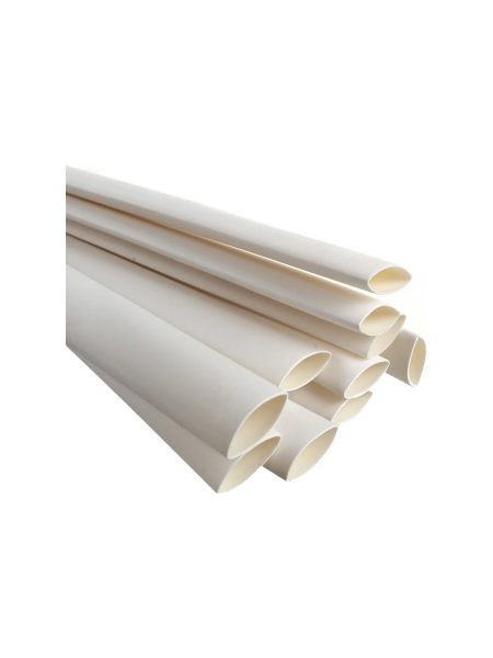 Термоусадочная клеевая трубка КВТ, ТТК 3:1-12/4 белая 67241