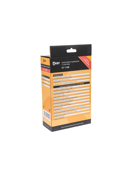 Цифровой мультиметр КВТ KT 118E PROLINE 88548