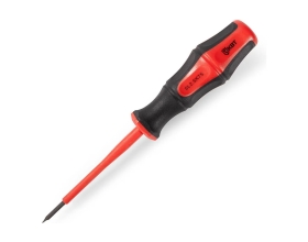 Отвертка диэлектрическая шлицевая КВТ 2. 5x75 серия ПРОФИ 102998