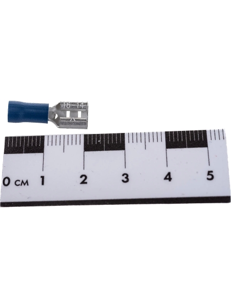 Плоский разъем КВТ РПИ-М 2,5-6,3 30шт. 91026