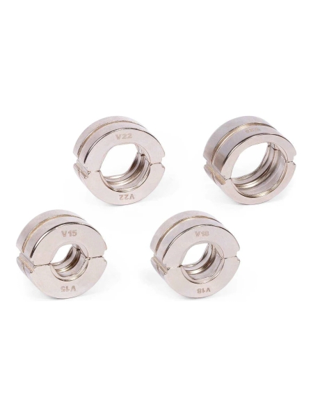 Набор матриц для опрессовки фитингов КВТ серия ПРОФИ тип "V" (15-28) 89623