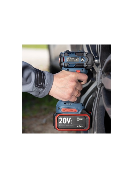 Гайковерт ударный КВТ WB-20-500 серия ПРОФИ аккумуляторный бесщеточный 102594