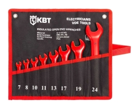 Набор диэлектрических однорожковых ключей КВТ НИИ-24 серия ЭКСПЕРТ  89750