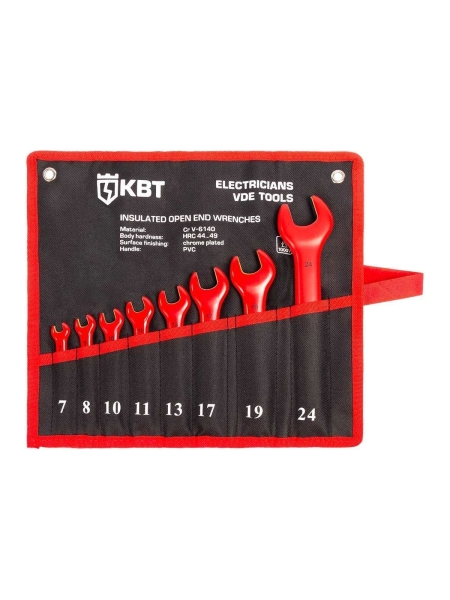 Набор диэлектрических однорожковых ключей КВТ НИИ-24 серия ЭКСПЕРТ  89750