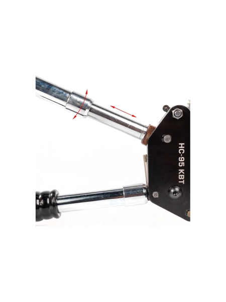 Секторные ножницы КВТ НС-90, с телескопическими рукоятками для резки бронированных кабелей серия "Мастер" 84392