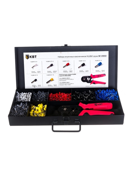 Набор втулочных наконечников НШВИ КВТ М-2850-1 75274
