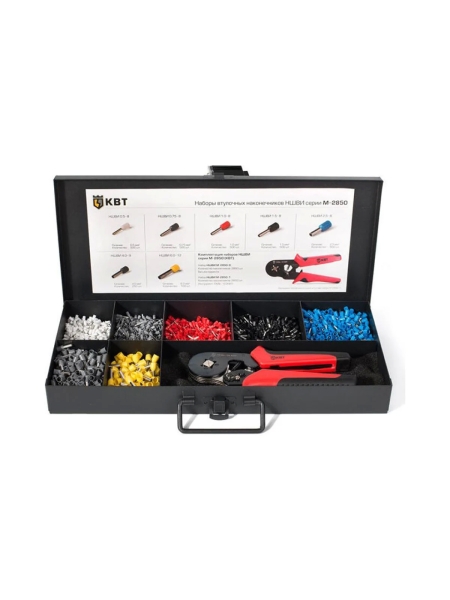 Набор втулочных наконечников НШВИ КВТ М-2850-1 75274