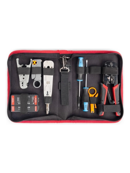 Набор для работ с сетевым кабелем КВТ LAN-8 серия ПРОФИ 90348