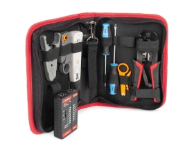 Набор для работ с сетевым кабелем КВТ LAN-8 серия ПРОФИ 90348