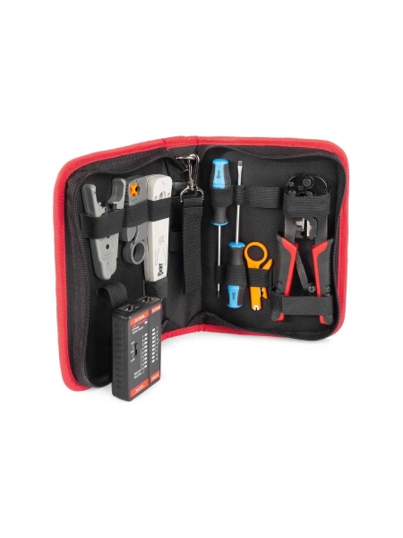 Набор для работ с сетевым кабелем КВТ LAN-8 серия ПРОФИ 90348