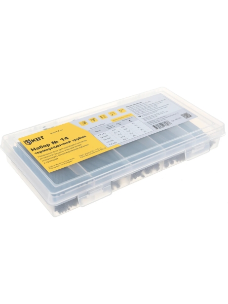 Набор термоусадочной трубки КВТ №14 85195