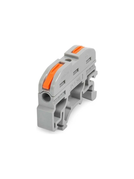 Проходная клемма КВТ СМК 222-2411 на DIN-рейку 87640