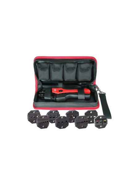 Пресс-клещи с набором номерных матриц КВТ СТК+8 в сумке 83347