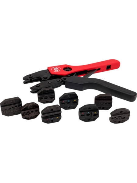 Пресс-клещи с набором номерных матриц КВТ СТК+8 в сумке 83347