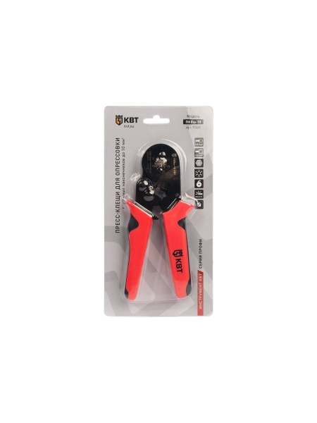 Пресс-клещи шестигранные КВТ ПКВш-10 77669