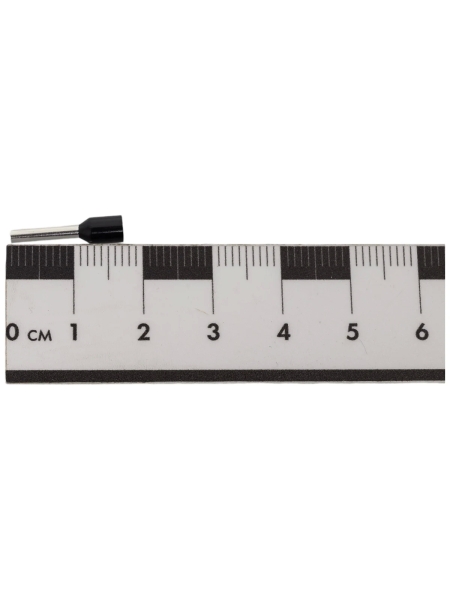 Наконечник штыревой втулочный изолированный КВТ НШВИ 1.5-10 (500 шт./уп.) 92304