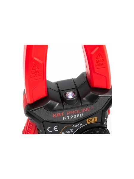 Цифровые токовые клещи КВТ KT 206B PROLINE 79130