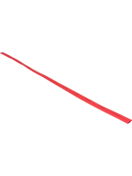 Термоусадочная клеевая трубка КВТ, ТТК 3:1-12/4 красная 67235