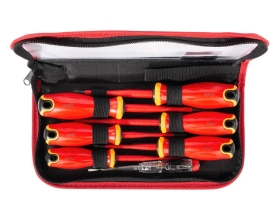 Набор диэлектрических отверток КВТ НИО-2207 PZ/ FL серия СЛИМ 103018