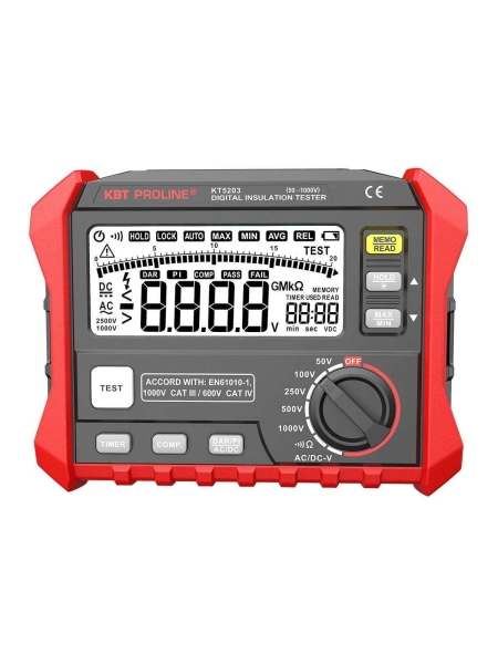 Цифровой мегаомметр КВТ KT 5203 PROLINE 89638