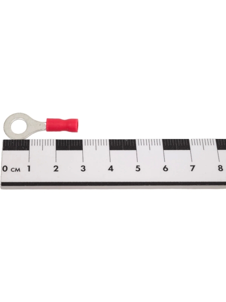 Наконечник кабельный КВТ кольцевой изолированный НКИ 1.5-6 (100 шт/уп) серия EasyFix 90890