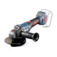 Угловая шлифовальная машина КВТ ПРОФИ GB-20-125R без АКБ и ЗУ с поворотной рабочей головой 104541