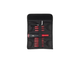 Диэлектрическая динамометрическая отвертка со сменными битами КВТ Слим НИО-3309 78279