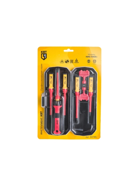 Набор диэлектрических отверток КВТ Профи НИО-4405 83785