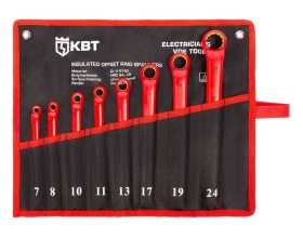 Набор диэлектрических накидных ключей КВТ НИИ-25 серия ЭКСПЕРТ  89751