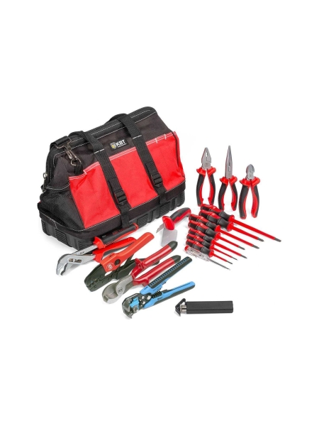 Набор электромонтажника КВТ НИЭ-01 в сумке 10 предметов 63033