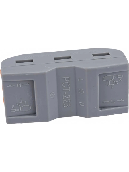 Клемма проходная КВТ СМК 222-2413 уп.25шт 87637