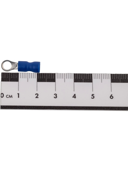 Наконечник кабельный КВТ кольцевой изолированный НКИ 2.5-4 серия EasyFix (100 шт/уп) 90891