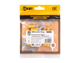 Кольцевой наконечник КВТ НКИ 6,0-8 15шт. 91005