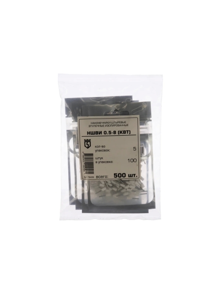 Наконечник КВТ НШВИ 0,5- 8 500 шт 79435