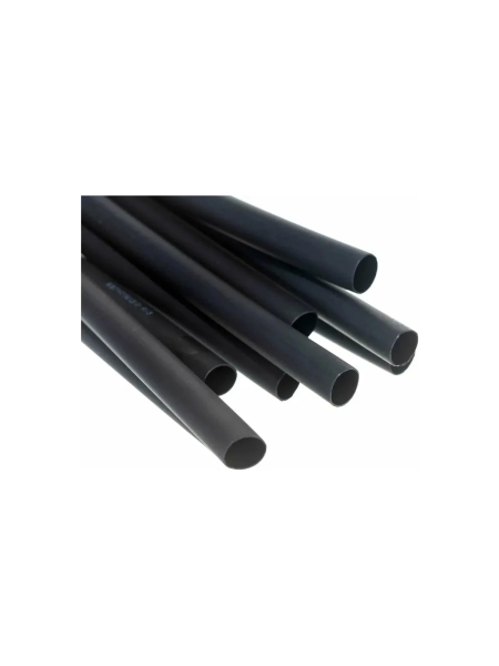 Трубка ТНТ КВТ 16 на 8 черная нарезка 1 м 84323